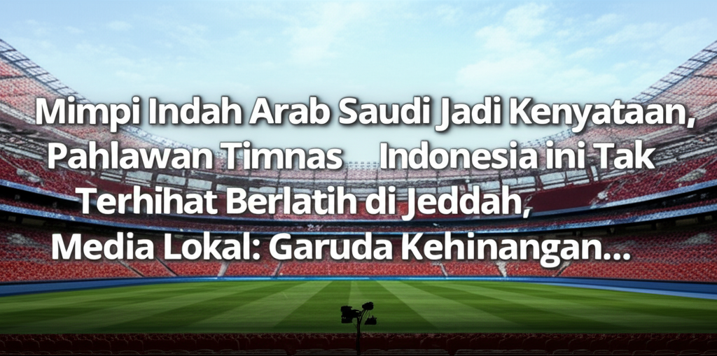 Mimpi Indah Arab Saudi Jadi Kenyataan, Pahlawan Timnas Indonesia Ini Tak Terlihat Berlatih di Jeddah